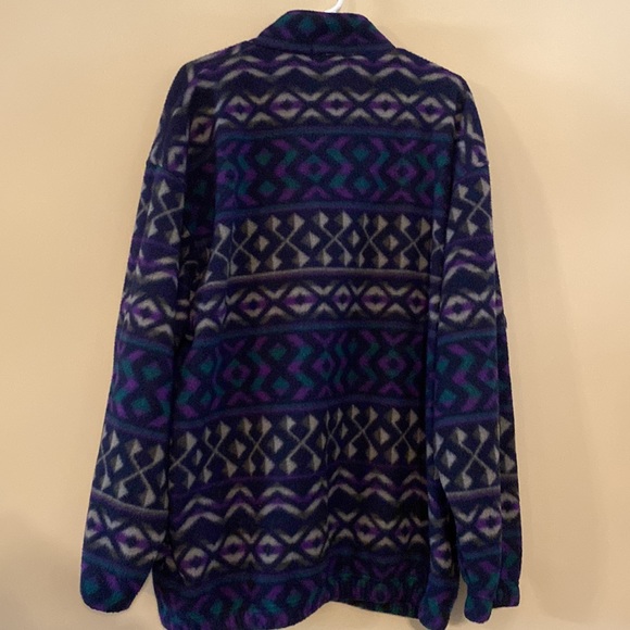 Club Room Vintage Fleece Quarter Zip Jacket - Picture 8 of 10